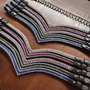 Frontalino a V con strass